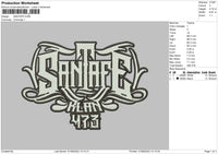 Santafe Embroidery File 5 sizes