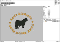 Santacircle V2 Embroidery File 6 sizes