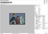 Sarada Uchiha Embroidery File 4 size