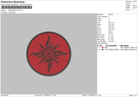 Saringan Eye V3 Embroidery File 6 sizes