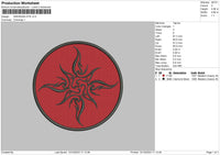Saringan Eye V3 Embroidery File 6 sizes