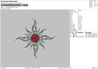 Saringan Eye Embroidery File 6 sizes
