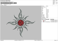 Saringan Eye Embroidery File 6 sizes