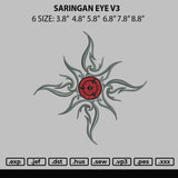 Saringan Eye Embroidery File 6 sizes