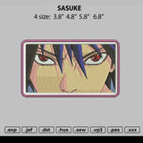Sasuke Eyes Embroidery File 4 size