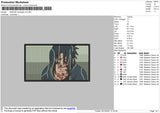 Sasuke Rectangle V5 Embroidery File 4 size
