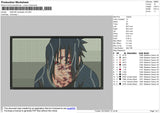 Sasuke Rectangle V5 Embroidery File 4 size