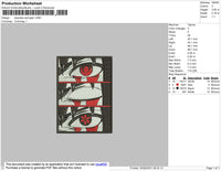 Sasuke Saringan Embroidery File 4 size
