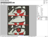 Sasuke Saringan Embroidery File 4 size