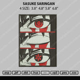 Sasuke Saringan Embroidery File 4 size