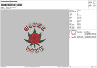 Sauce Boyz Embroidery File 4 size