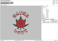 Sauce Boyz Embroidery File 4 size