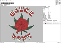 Sauce Boyz Embroidery File 4 size