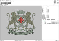 Sa Vida Embroidery File 6 sizes