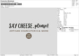 Say Cheese Embroidery File 6 sizes