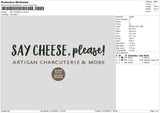 Say Cheese Embroidery File 6 sizes
