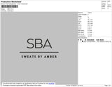 SBA Embroidery File 5 size