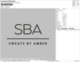 SBA Embroidery File 5 size