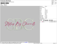 SBC Embroidery File 4 size