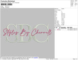 SBC Embroidery File 4 size