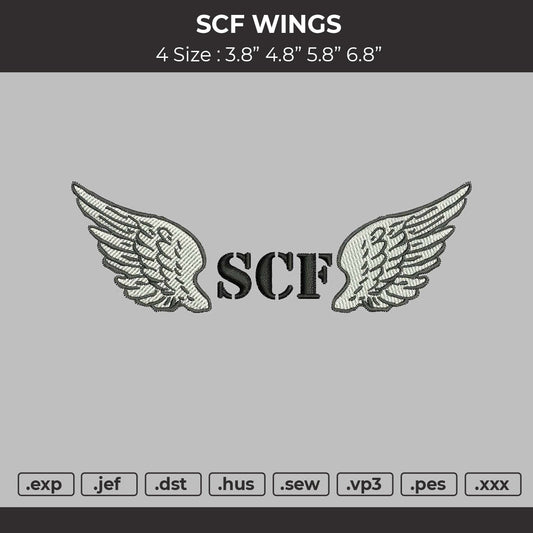SCF Embroidery File 5 size