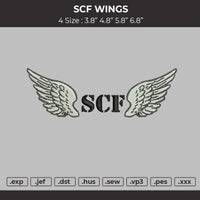 SCF Embroidery File 5 size
