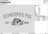 Purple Monster 01 Embroidery File 6 sizes