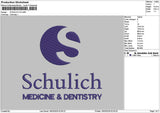 Schulichtext V2 Embroidery File 6 sizes