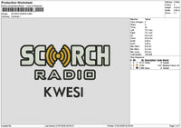 Kwesitext Embroidery File 6 sizes