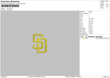 SD Logo Embroidery File 4 size