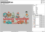 Seasontext 0512 Embroidery File 6 sizes