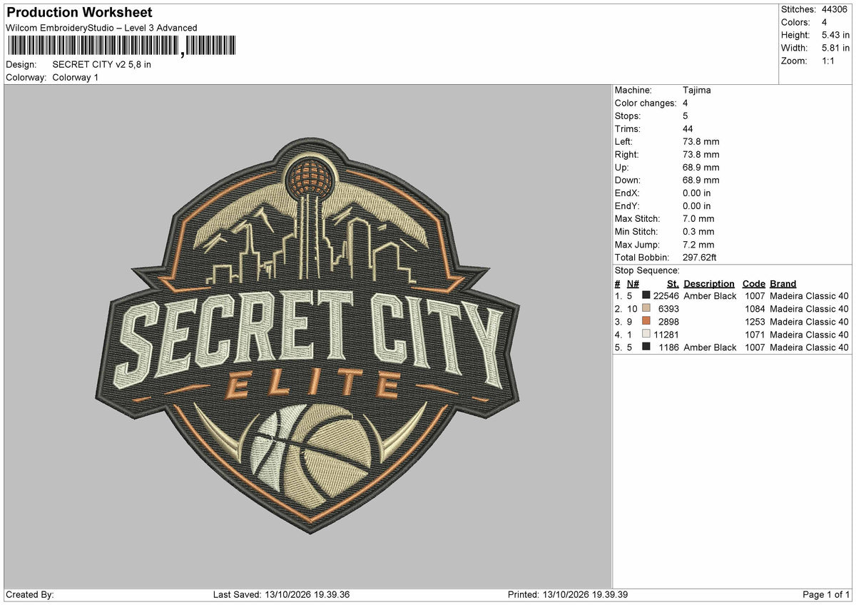 Secret Text V1 v2 Embroidery Machine Design 2 Files