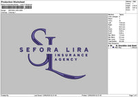 Liratext Embroidery File 6 sizes