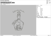 Selenite Wonder Embroidery File 6 sizes