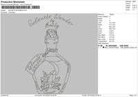Selenite Wonder Embroidery File 6 sizes