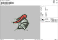 Soldierhead Embroidery File 6 sizes