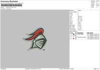 Soldierhead Embroidery File 6 sizes
