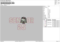 Hk 25 Embroidery File 6 sizes