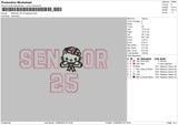 Hk 25 App Embroidery File 6 sizes