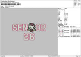 Senior26 Hk Embroidery File 6 sizes