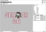 Senior26 Hk Embroidery File 6 sizes