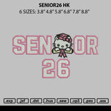Senior26 Hk Embroidery File 6 sizes