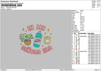Senoratext Embroidery File 6 sizes