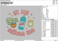 Senoratext Embroidery File 6 sizes