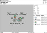 Flower Bicycle Embroidery File 6 sizes