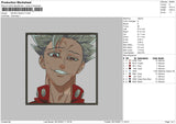 Seven Deadly Embroidery File 4 size