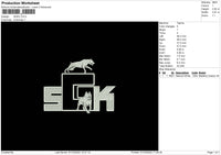 SGK2 Embroidery File 5 sizes