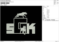 SGK2 Embroidery File 5 sizes