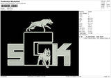 SGK2 Embroidery File 5 sizes