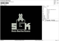 SGK Embroidery File 5 sizes